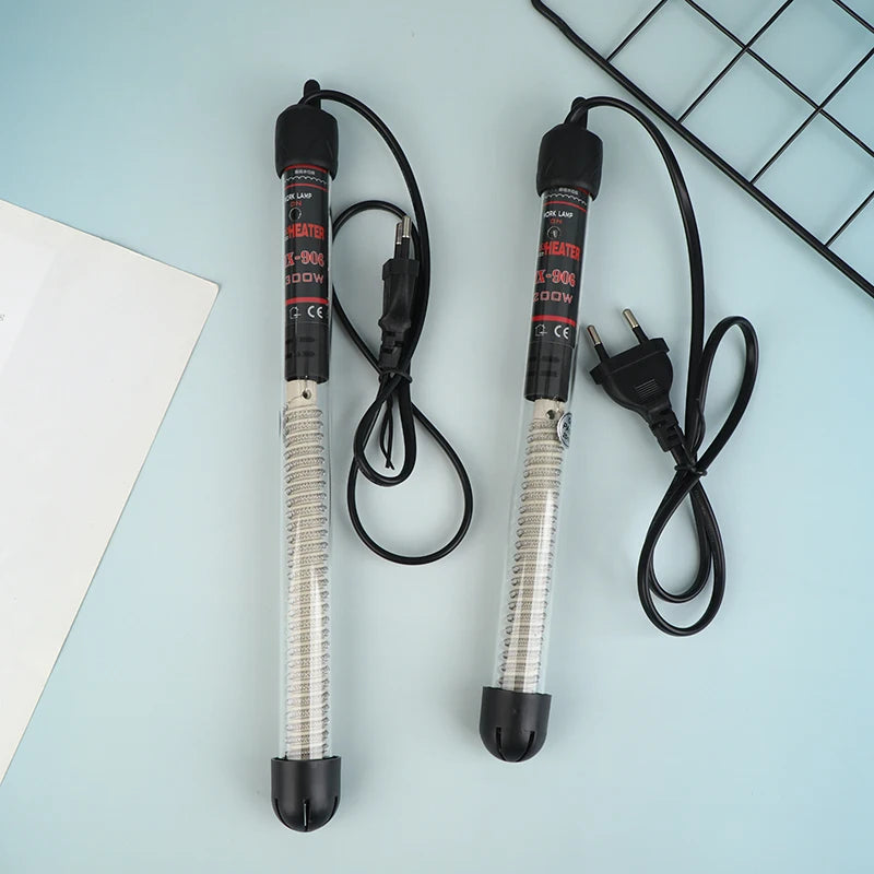 Submersible Glass Aquarium Heater Rod 25–300W | EU Plug Aquarium Heater Rod PRIMED