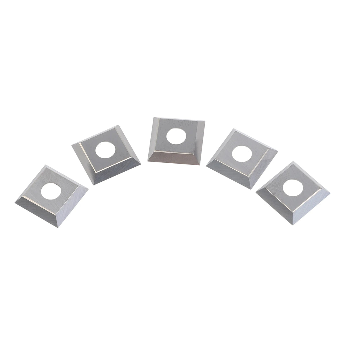Square Carbide Inserts 35° Bevel | Spiral Planer Blades 10-Pack