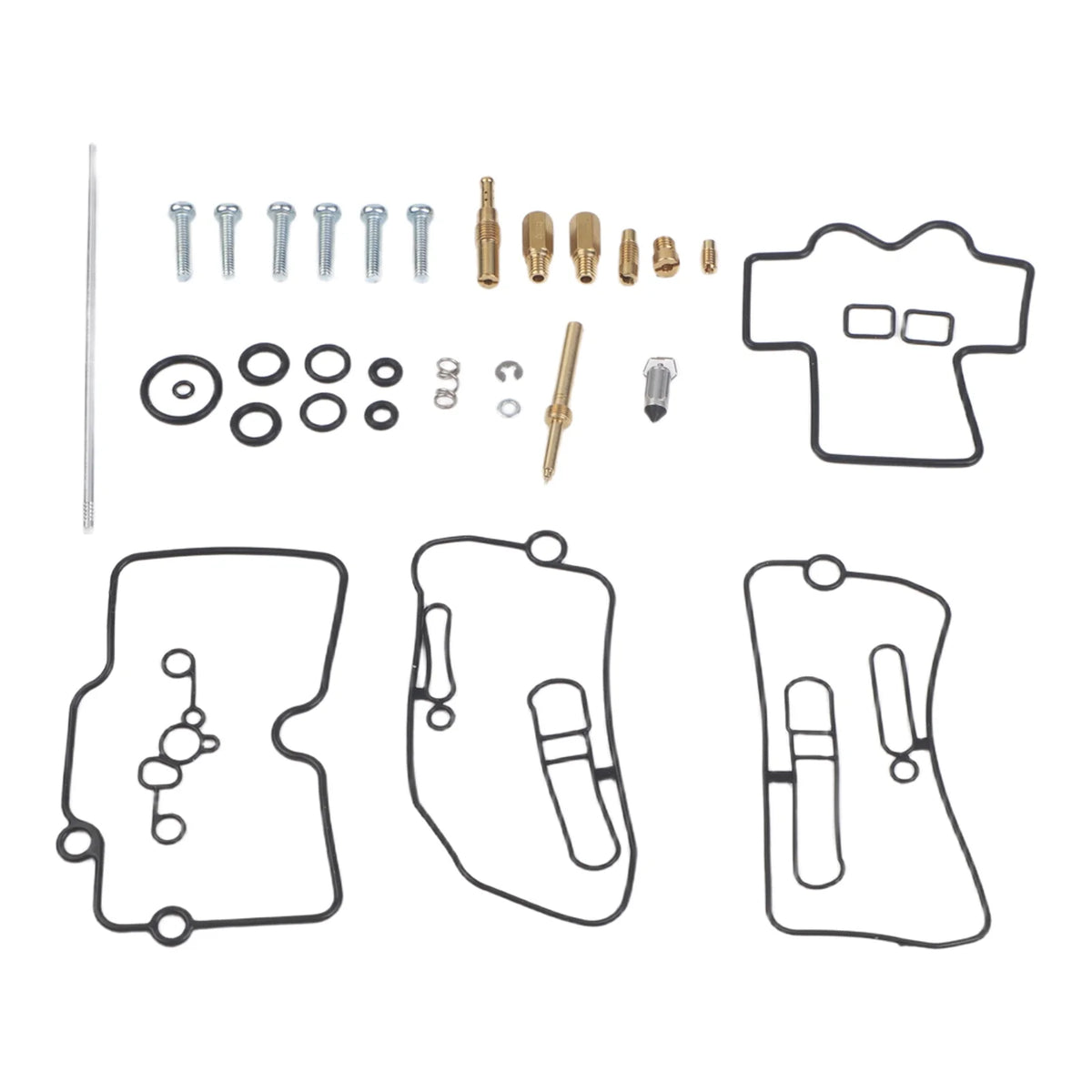 Keihin FCR Carburetor Rebuild Kit 28–41mm | Jets O-Rings Gaskets Carburetor Rebuild Kit PRIMED