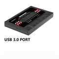 TISHRIC 2.5" USB 3.0 External Hard Drive Enclosure – 6Gbps Hard Drive Enclosure PRIMED black China Mainland