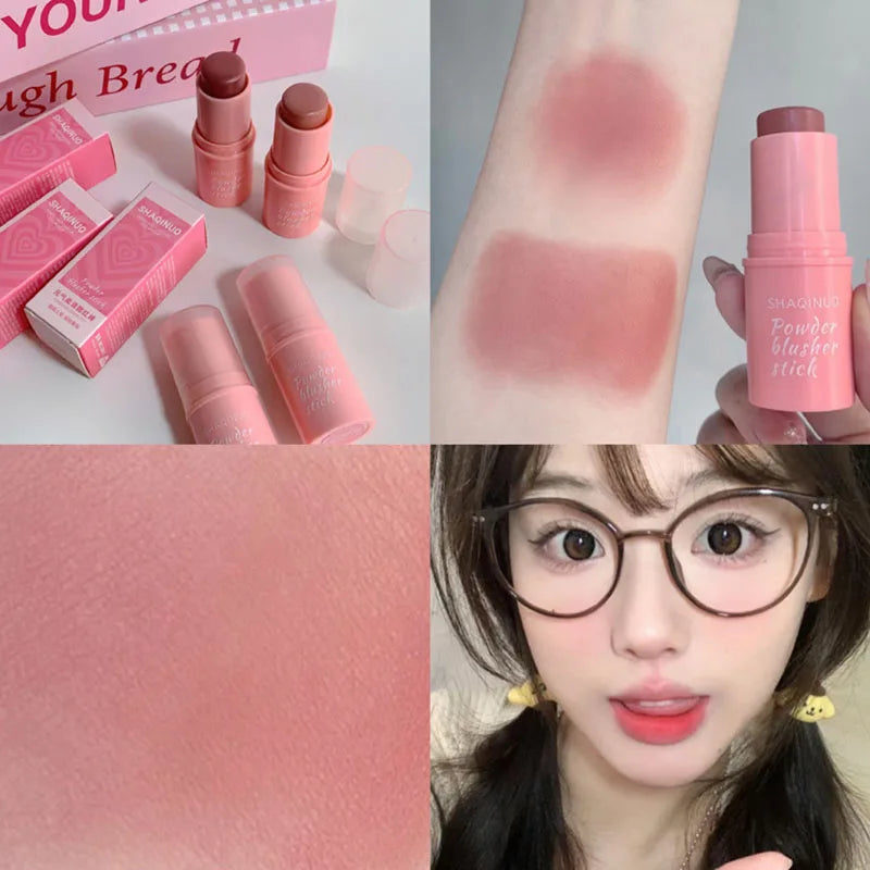 Natural Moisturizing Blush Stick – Waterproof Cheek & Lip Color Blush Stick PRIMED