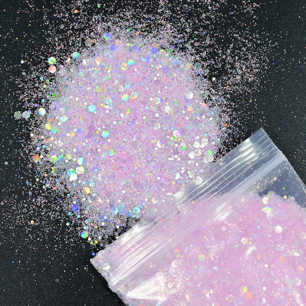 Mermaid Nail Art Glitter 50g – Chameleon Hexagon Sequins