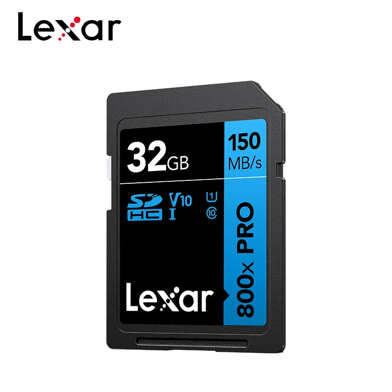Lexar 800x PRO V30 SD Card 32–256GB | 4K UHS-I 150MB/s SD Memory Card PRIMED