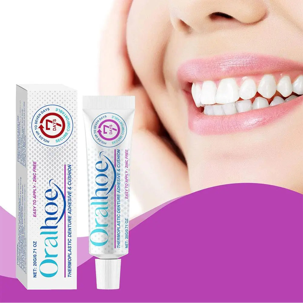 Thermoplastic Denture Adhesive – Reusable Silicone Fix 20g