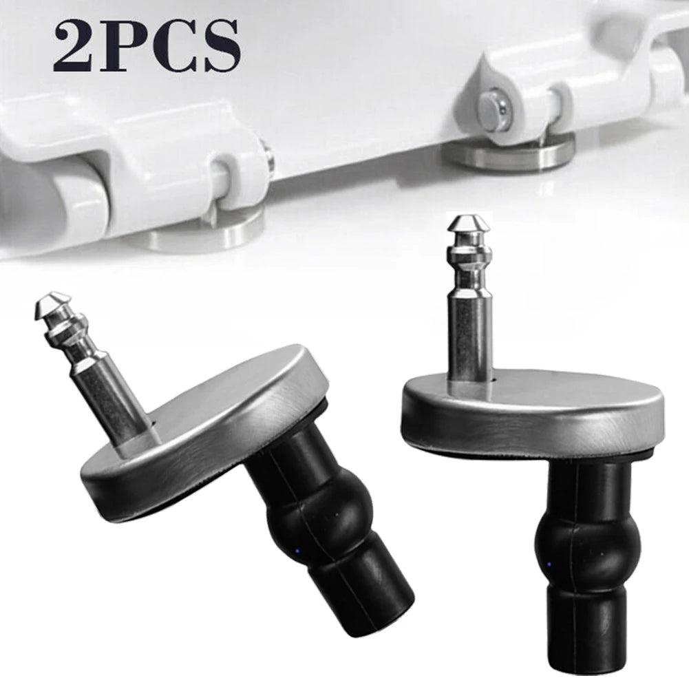 2-Pack 45mm Stainless Steel Top-Fix Toilet Seat Hinges Toilet Seat Hinges PRIMED China Mainland
