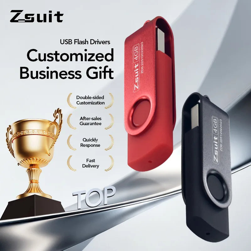 Z-Suit USB 2.0 Flash Drive 4GB–128GB | Multi Color Thumb Drive