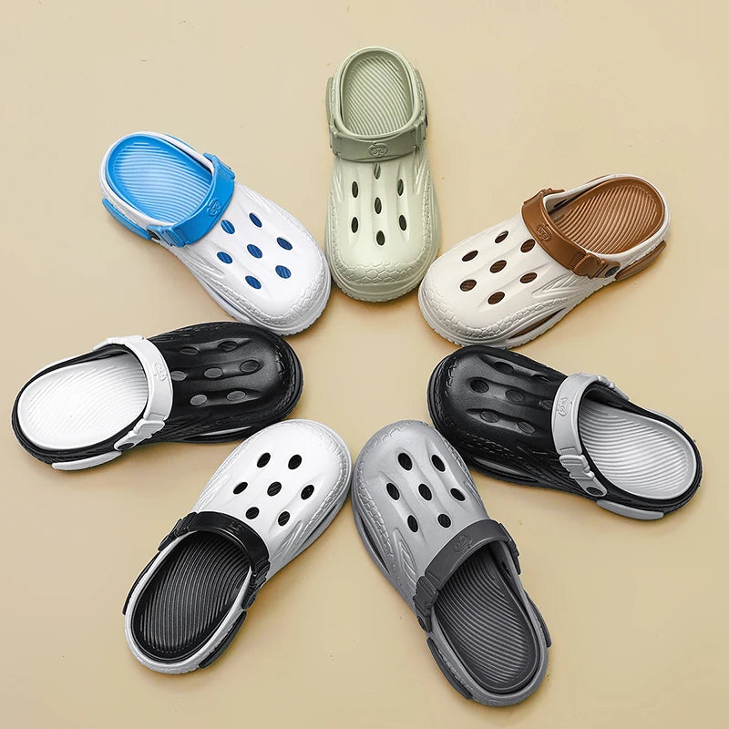 LETCOMFIT Men's EVA Platform Clogs | Non-Slip Slip-On Sandals Men's Platform Clogs PRIMED