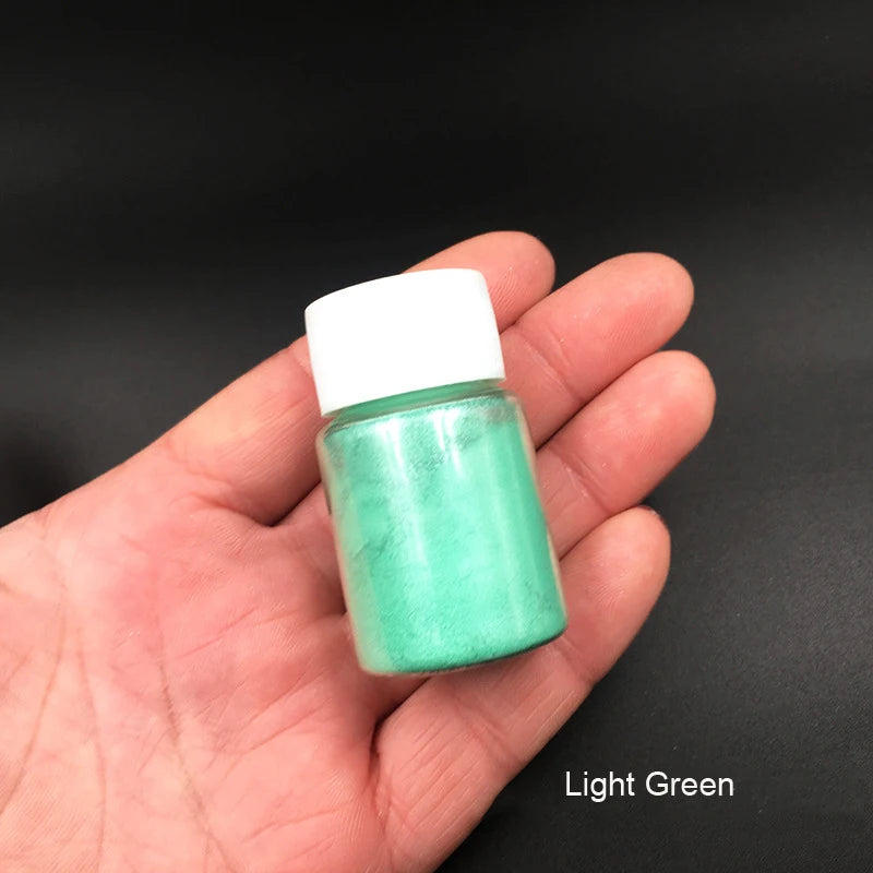 Holographic Nail Glitter Powder – Chrome Mirror Pigment Dust