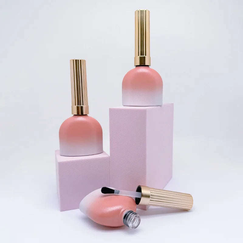 15ml Refillable Nail Polish Glass Bottle with Brush | Empty