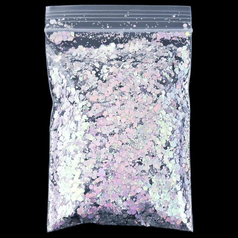 Mermaid Nail Art Glitter 50g – Chameleon Hexagon Sequins