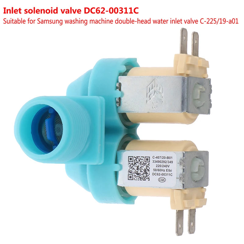 DC62-00311C Double Head Washing Machine Inlet Valve 220/240V