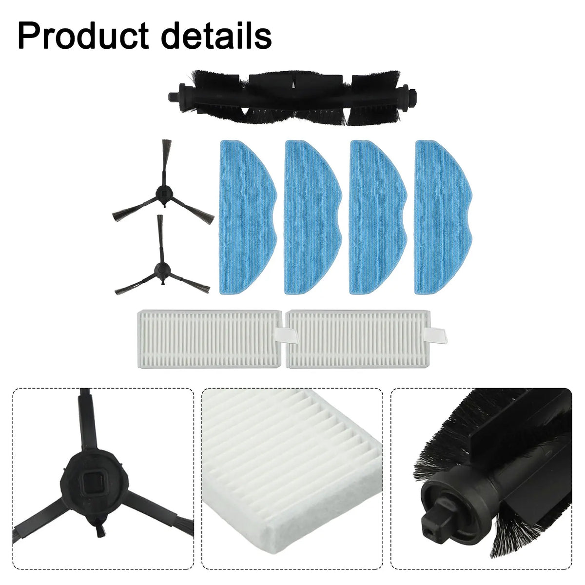 Tapo Robot Vacuum Replacement Kit – Brushes, Filters & Mop Cloths