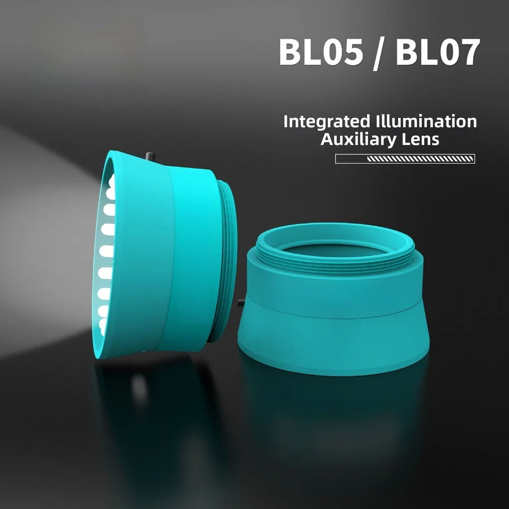 0.5X 0.7X Barlow Lens Ring LED Microscope Teleconverter