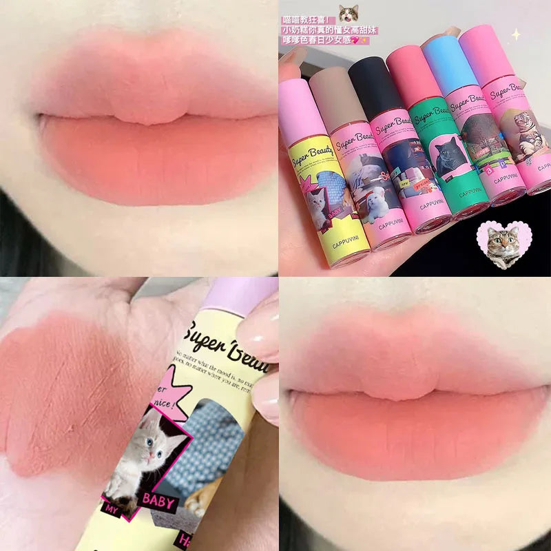 Cappuvini Matte Velvet Liquid Lipstick – Waterproof Lip Mud Liquid Lipstick PRIMED