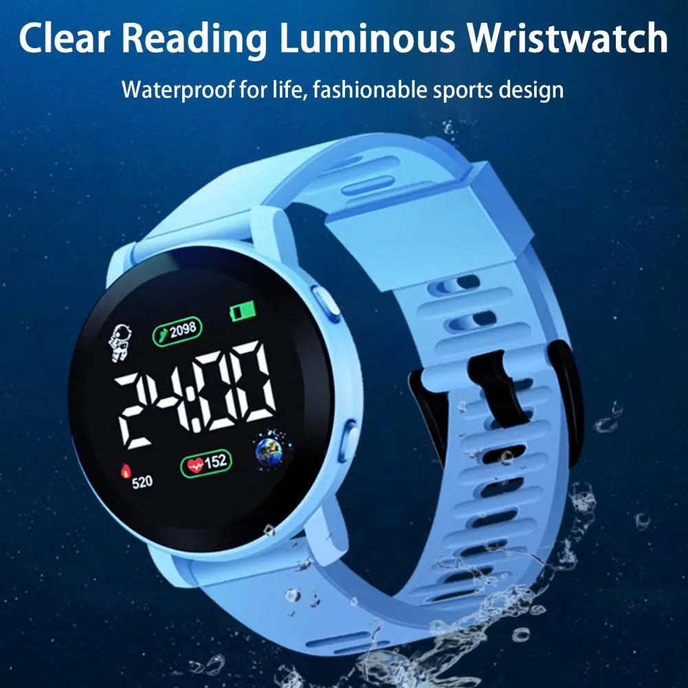 Kids LED Digital Sports Watch – Calendar & Step Tracker Kids Digital Watch PRIMED