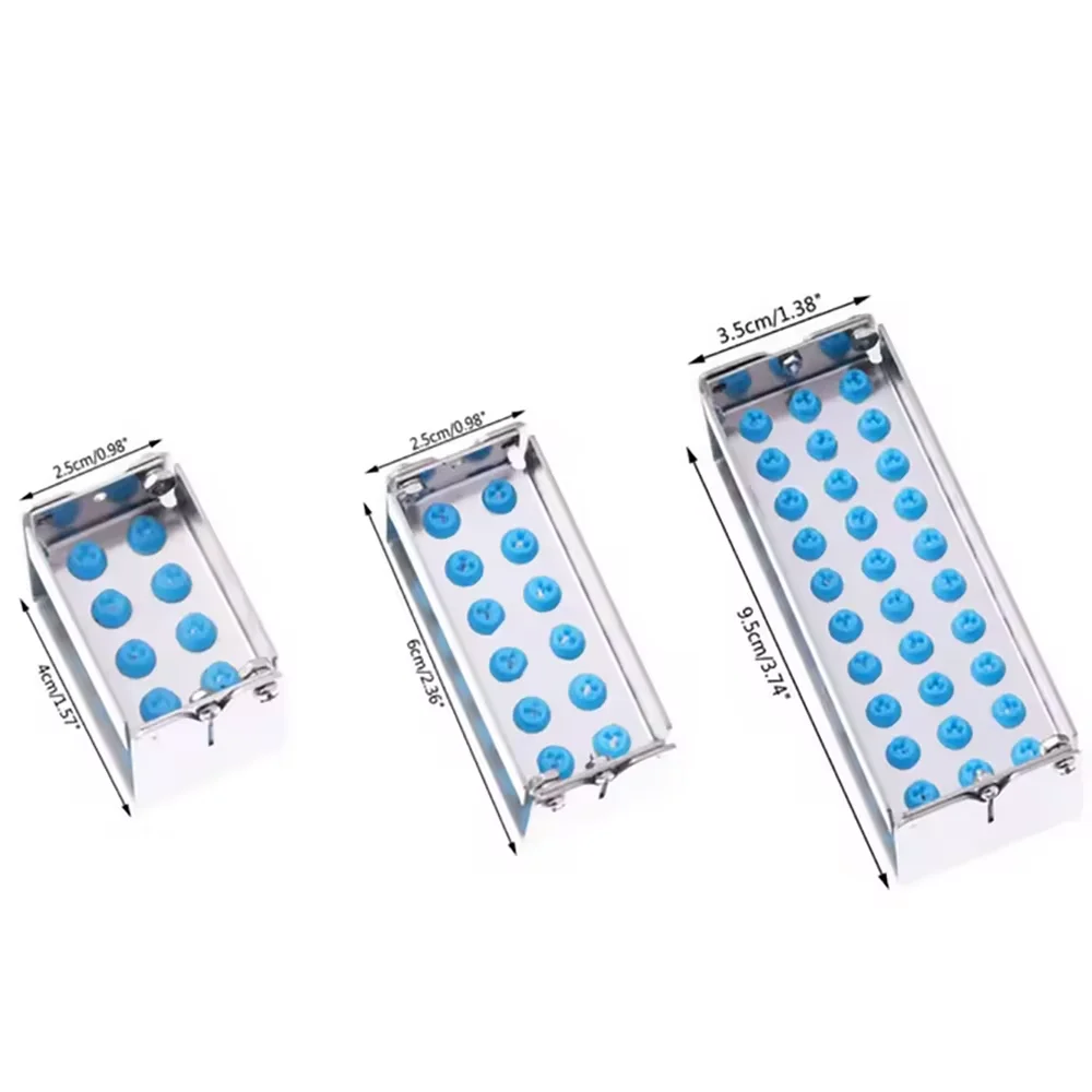Stainless Steel Dental Bur Holder | 8/12/30 Holes Autoclavable