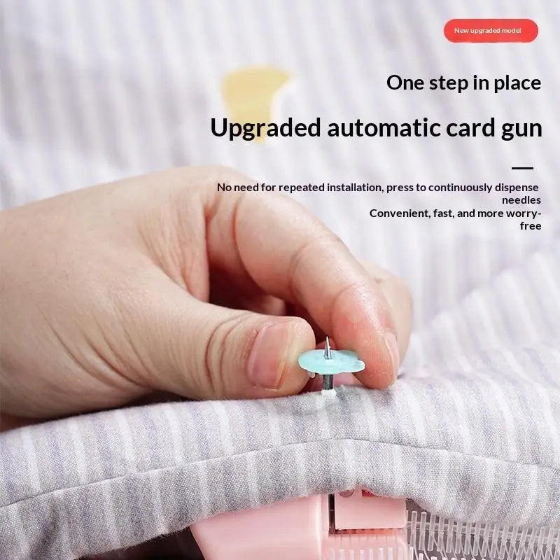 Handheld Quilt Fastener Tool – DIY Fabric Fixing & Mending Fabric Fastener Tool PRIMED