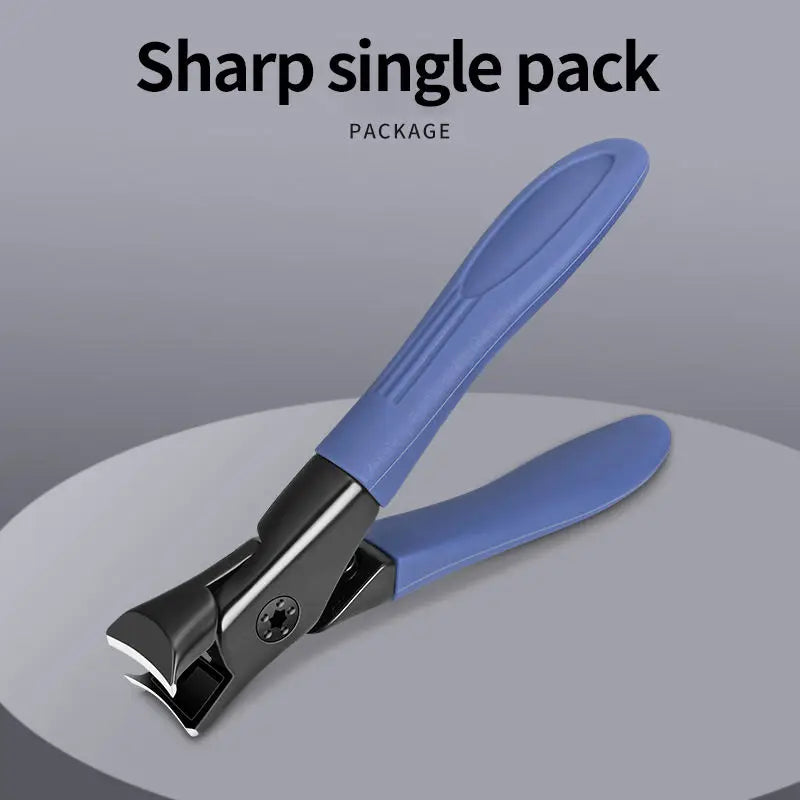 Stainless Steel Nail Clipper – Sharp Fingernail & Toenail Cutter Nail Clipper PRIMED Blue 1PCS