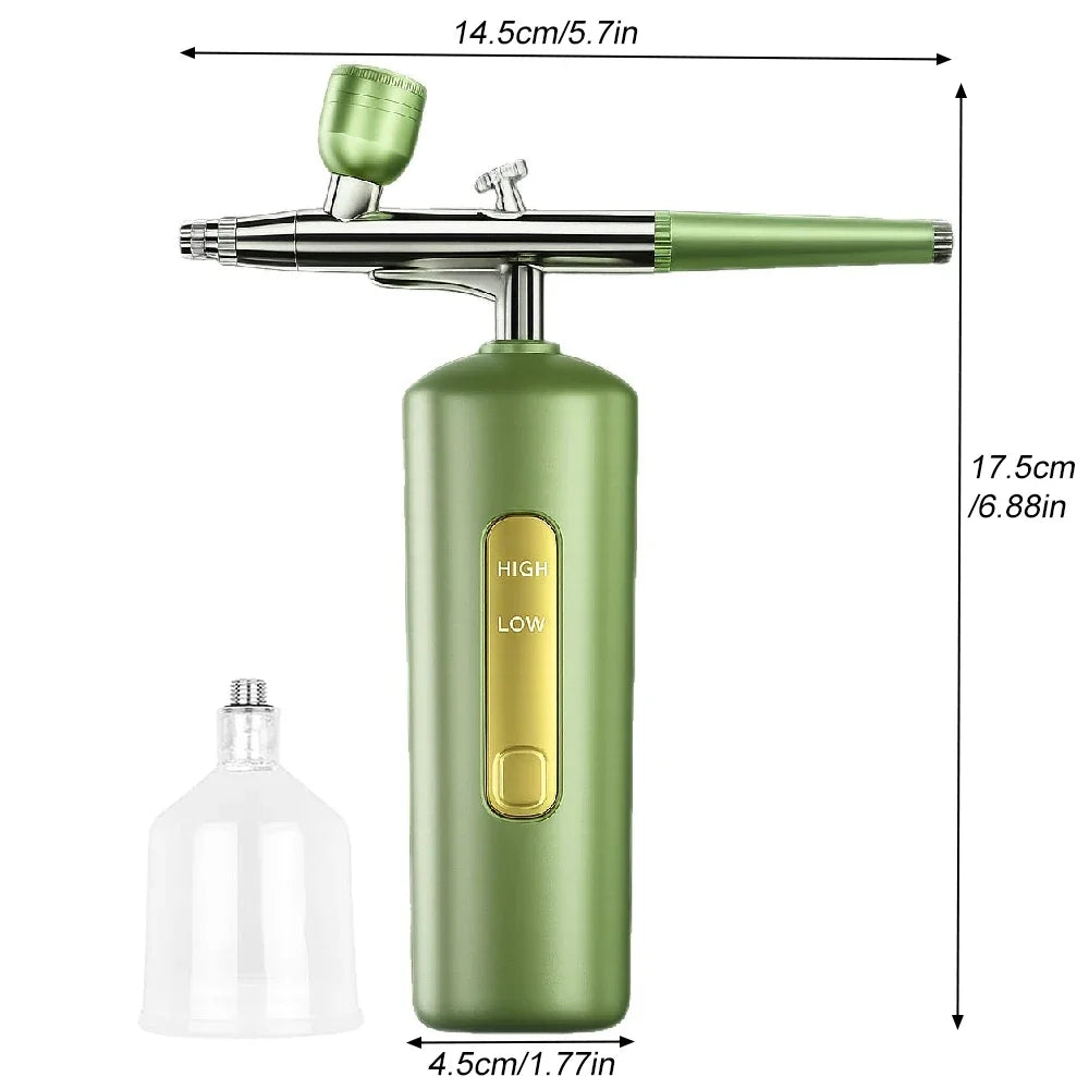 Portable Airbrush Kit with Compressor – Nail Art & Crafts Airbrush Compressor Kit PRIMED