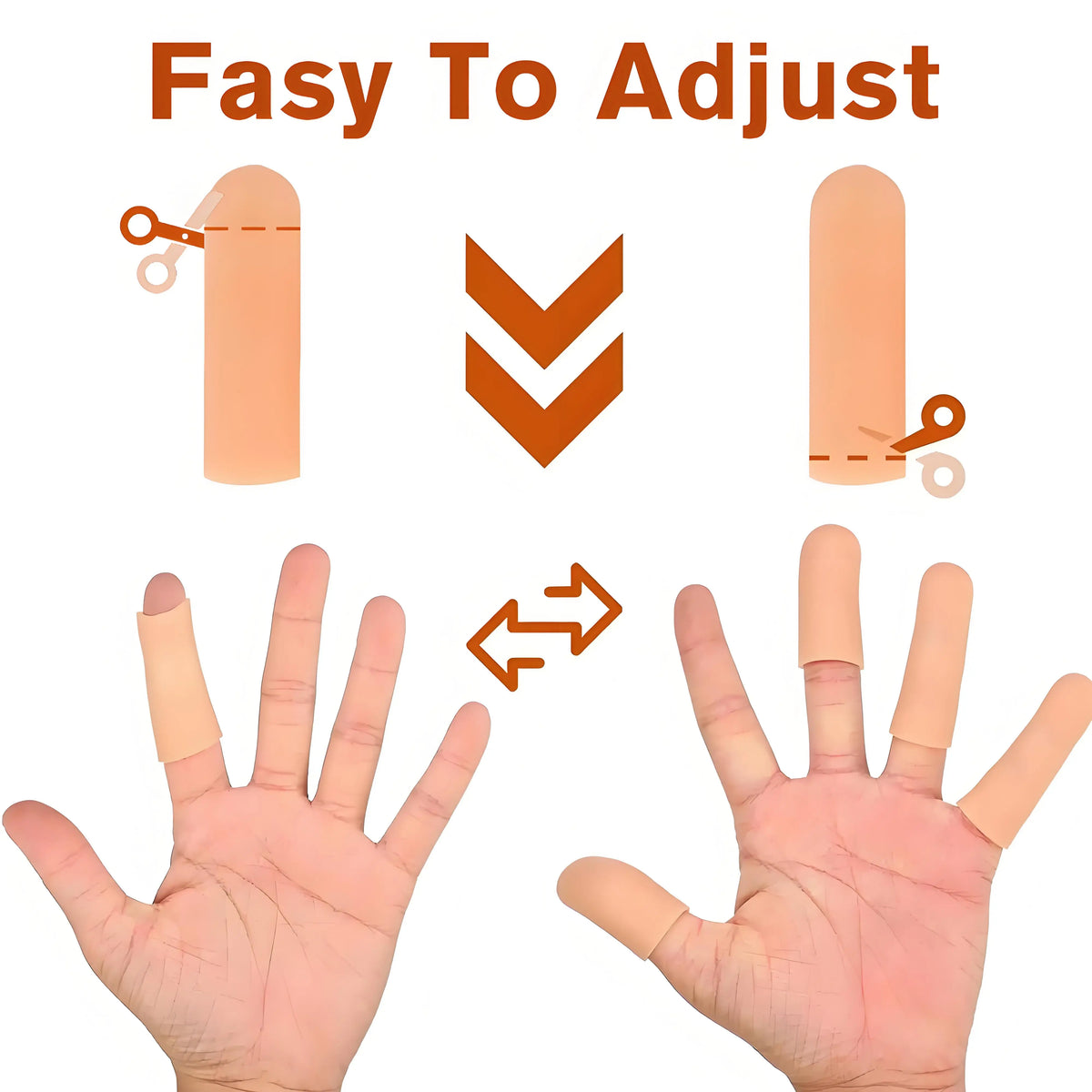 Waterproof Silicone Gel Finger Sleeves – Reusable Finger Cover Silicone Finger Sleeve PRIMED