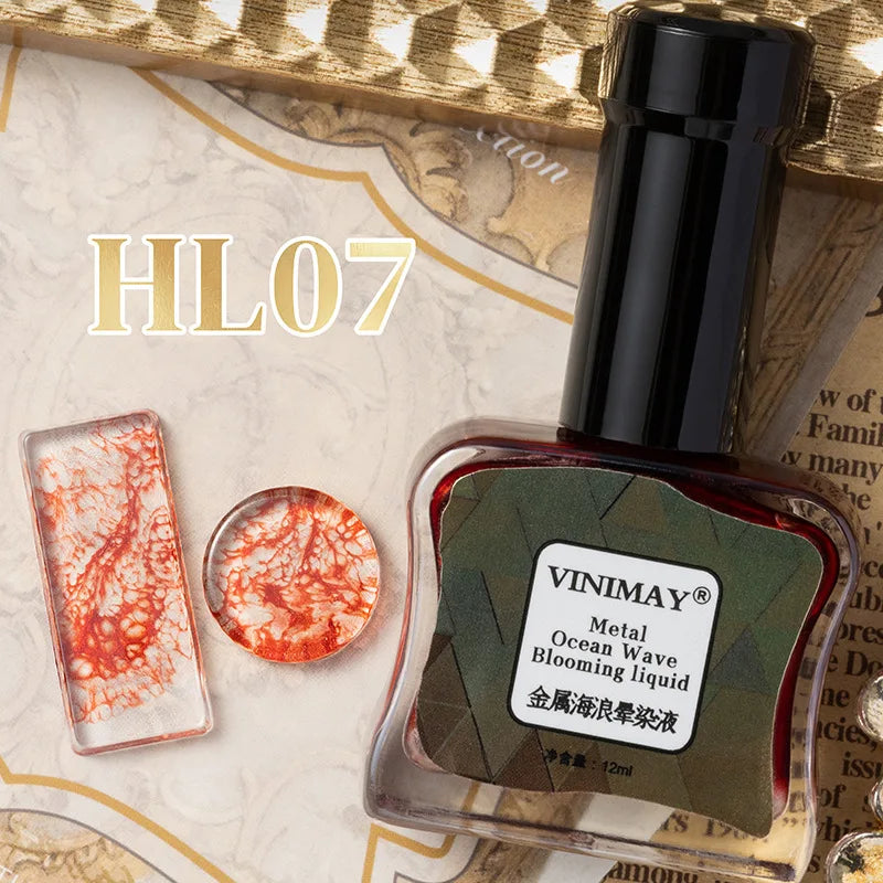 Ocean Wave Marble Nail Gel – Smoke Bubble Blending Polish 12ml