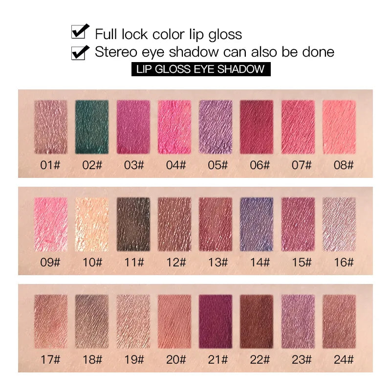 Blana Metallic Glitter Lipstick – Shimmer Gold, Waterproof Metallic Glitter Lipstick PRIMED
