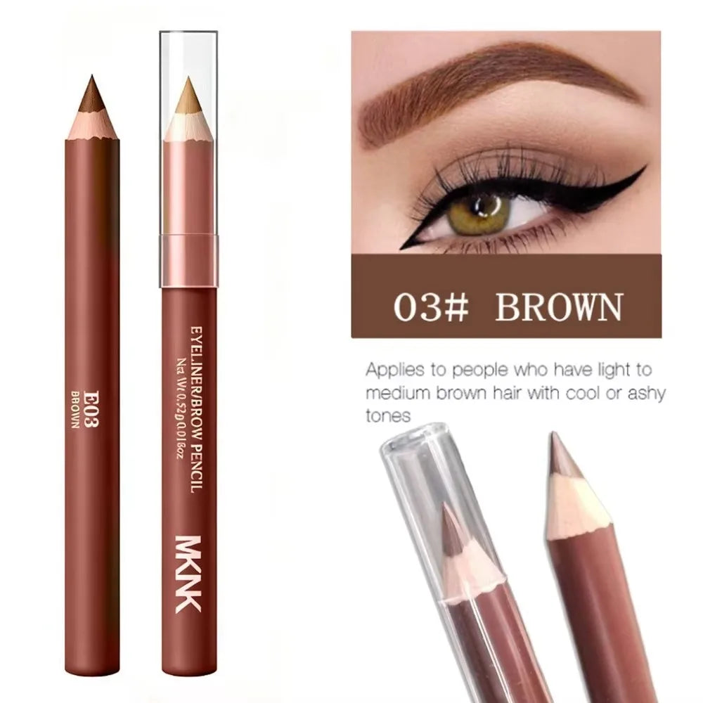Waterproof Wooden Eyebrow & Eyeliner Pencil | Long-Wear