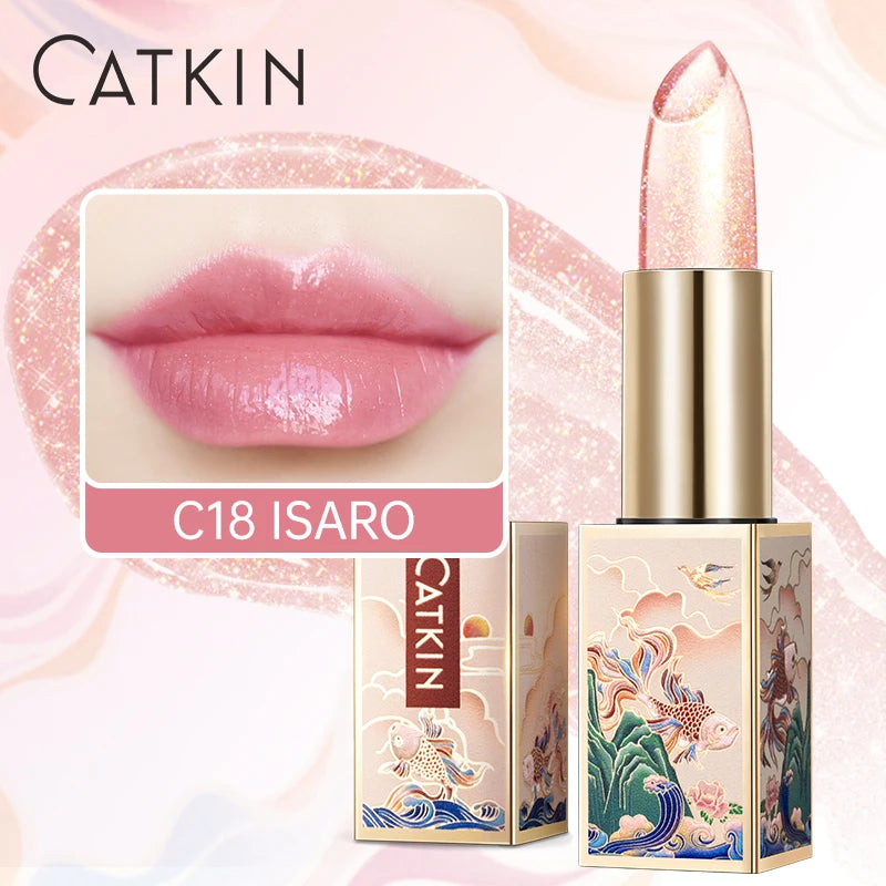 Catkin Sparkling pH Color-Changing Lip Balm | Moisturizing Glow Color-Changing Lip Balm PRIMED C18 ISARO