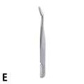 Stainless Steel Eyelash Extension Tweezers Curved & Straight
