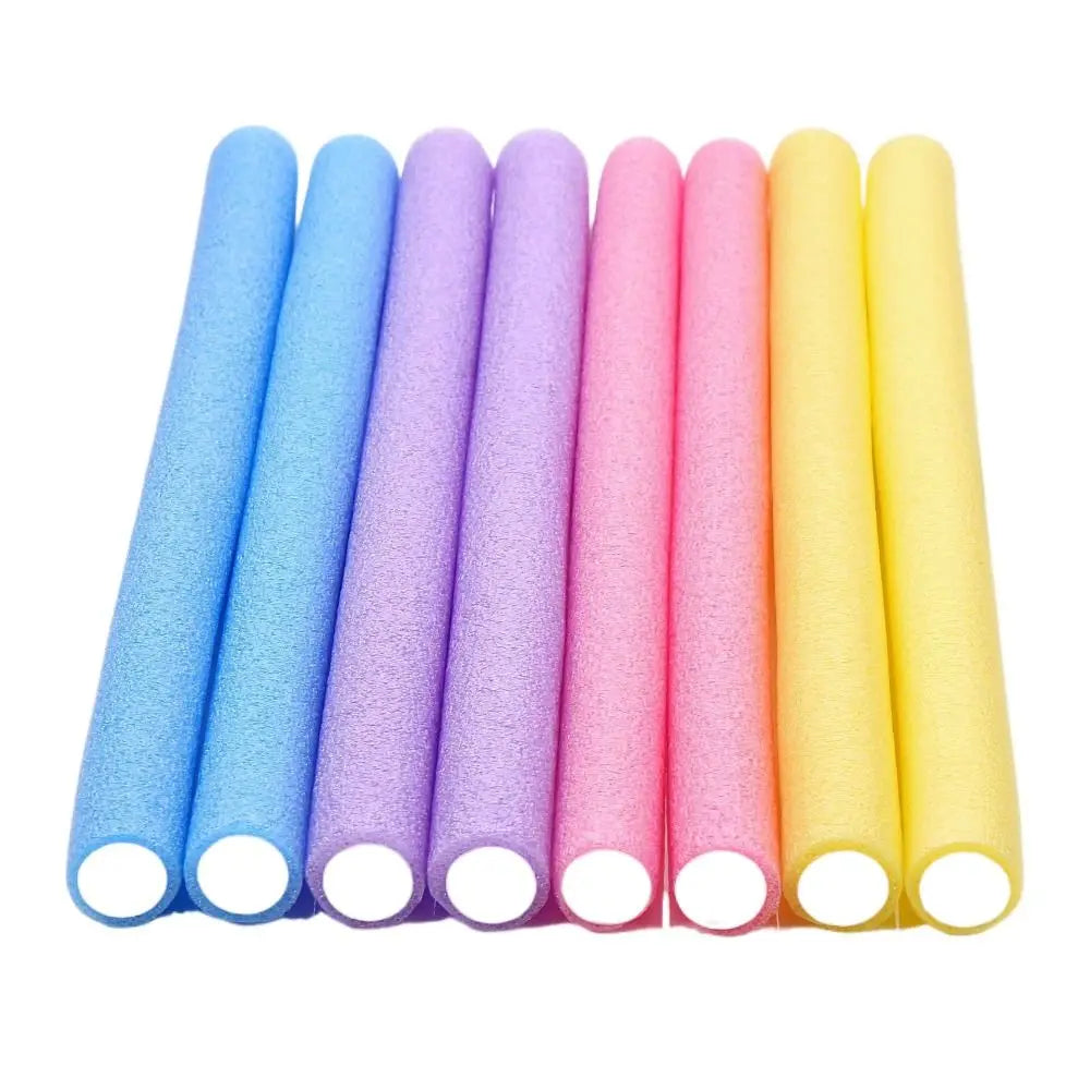 10-Pack Bendy Foam Hair Curlers – Heatless DIY Curl Rollers
