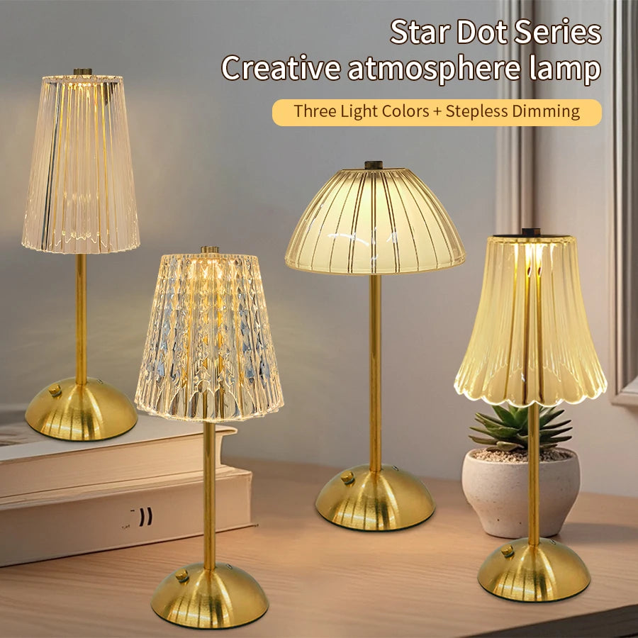 USB Rechargeable Touch LED Table Lamp | Dimmable Night Light LED Table Lamp PRIMED