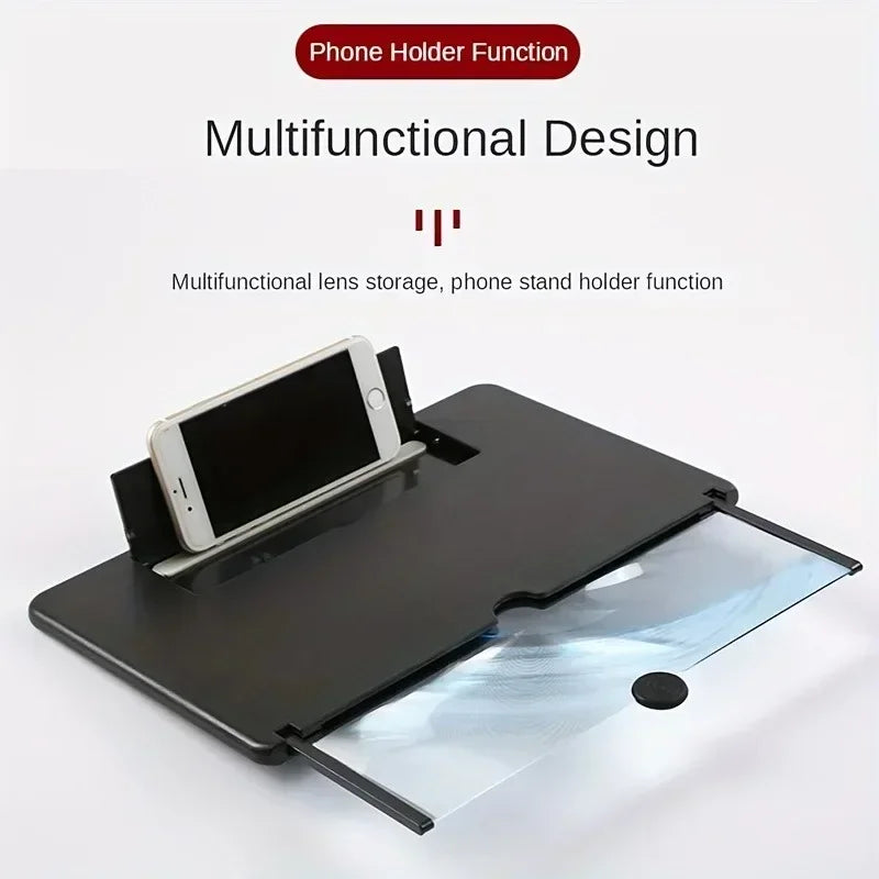 10/12 Inch HD Phone Screen Magnifier & Amplifier Stand Phone Screen Magnifier PRIMED