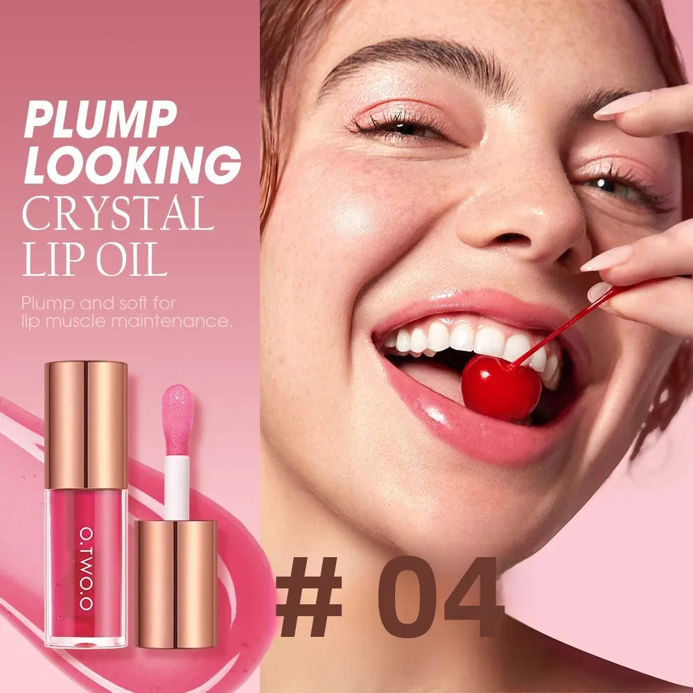 O.TWO.O Lip Oil Gloss Plumper – Moisturizing Shiny Tint Lip Oil Gloss PRIMED