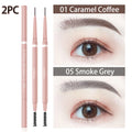 1.5mm Ultra-Fine Waterproof Eyebrow Pencil with Spoolie Brush
