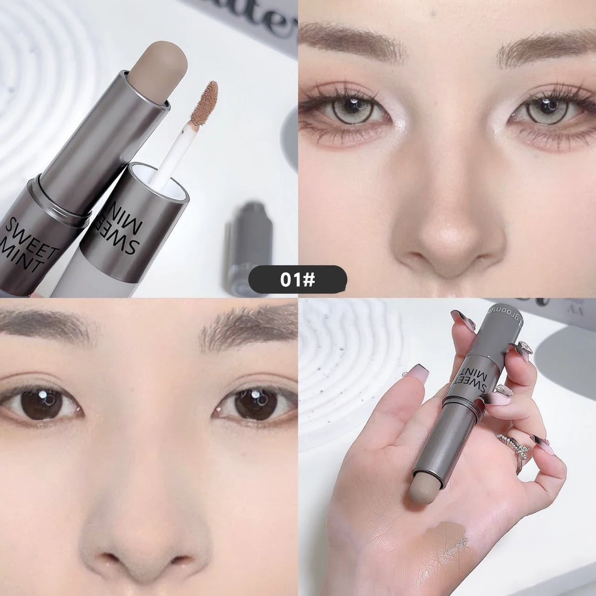 2-in-1 Contour & Concealer Stick – Waterproof Matte Makeup
