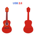 Music Wooden USB Flash Drive 3.0 | Guitar Piano 4–128GB Gift USB Flash Drive PRIMED 2.0 red guitar 16 GB