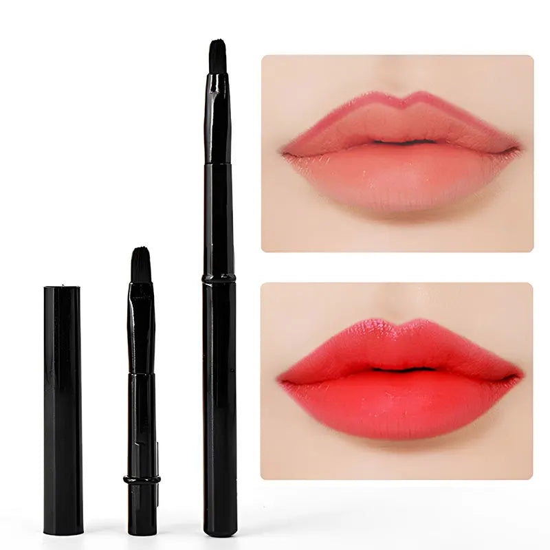 Portable Lip Brush with Cover – Precision Lipstick Tool