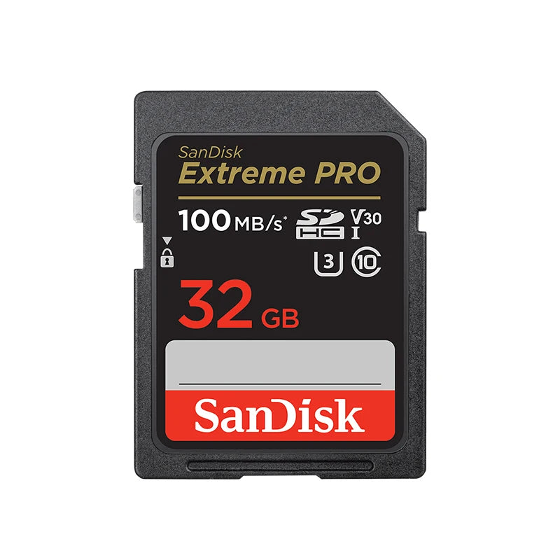 SanDisk Extreme PRO SD Card V30 U3 4K UHD – 32GB to 1TB