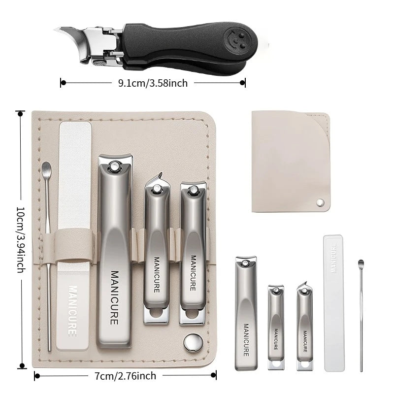 Stainless Steel Nail Clipper Manicure & Pedicure Set Manicure Pedicure Set PRIMED