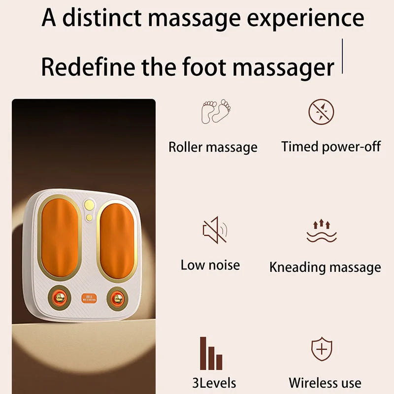 YUKUI Shiatsu Foot Massager – Kneading, Vibration & Heat