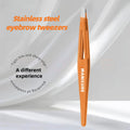 Stainless Steel Slant Tip Eyebrow Tweezers | Precision Grooming