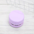 Mini Desk Vacuum Cleaner – Portable Eraser Dust Cleaner Mini Desk Vacuum PRIMED Purple