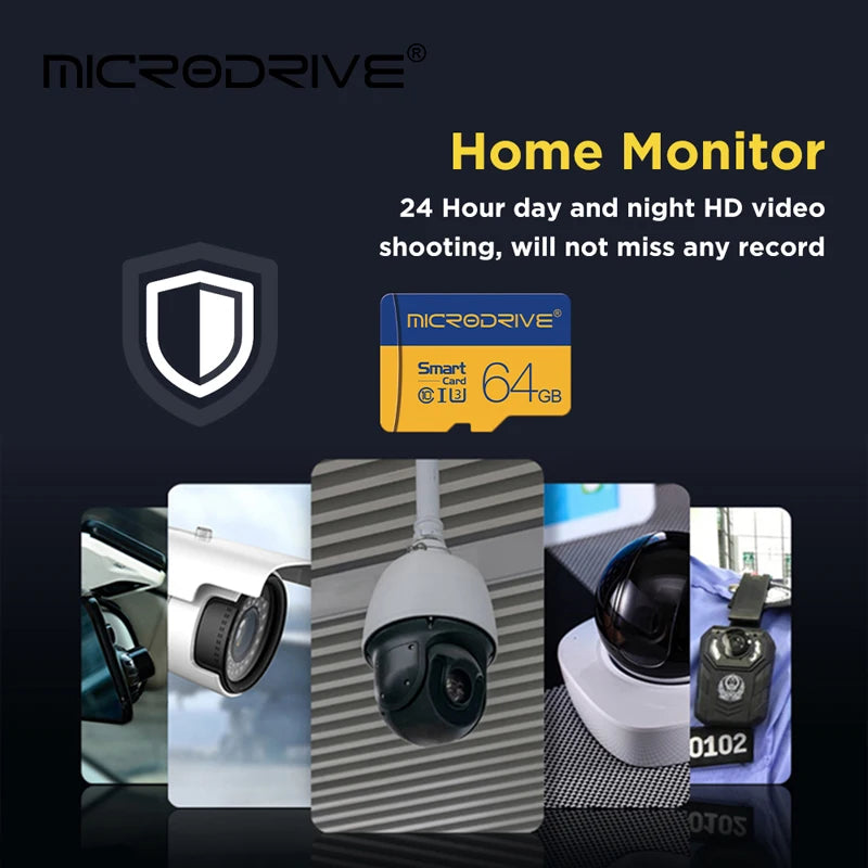 MicroDrive Micro SD Card Class 10 | 8GB–256GB + Free SD Adapter Micro SD Card PRIMED
