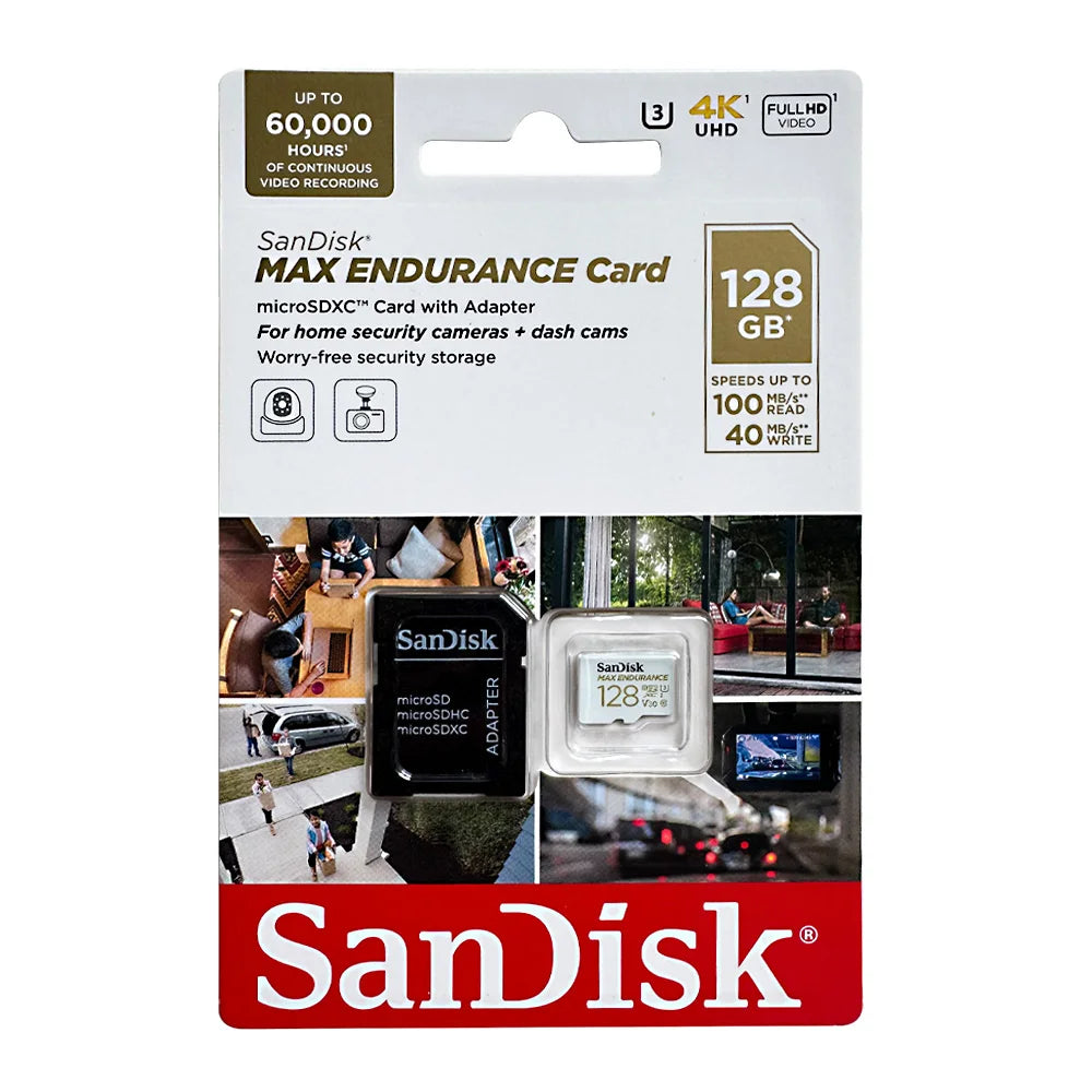 SanDisk MAX ENDURANCE MicroSD 32–256GB | 4K Dash Cam MicroSD Memory Card PRIMED