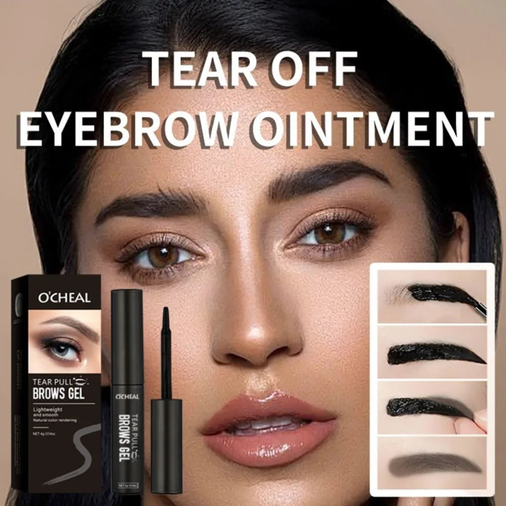Peel Off Semi-Permanent Eyebrow Tint Gel | Waterproof Brow Eyebrow Tint Gel PRIMED