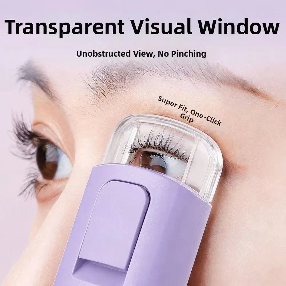 USB Electric Heated Eyelash Curler – Fast Heat, Long-Lasting Lift