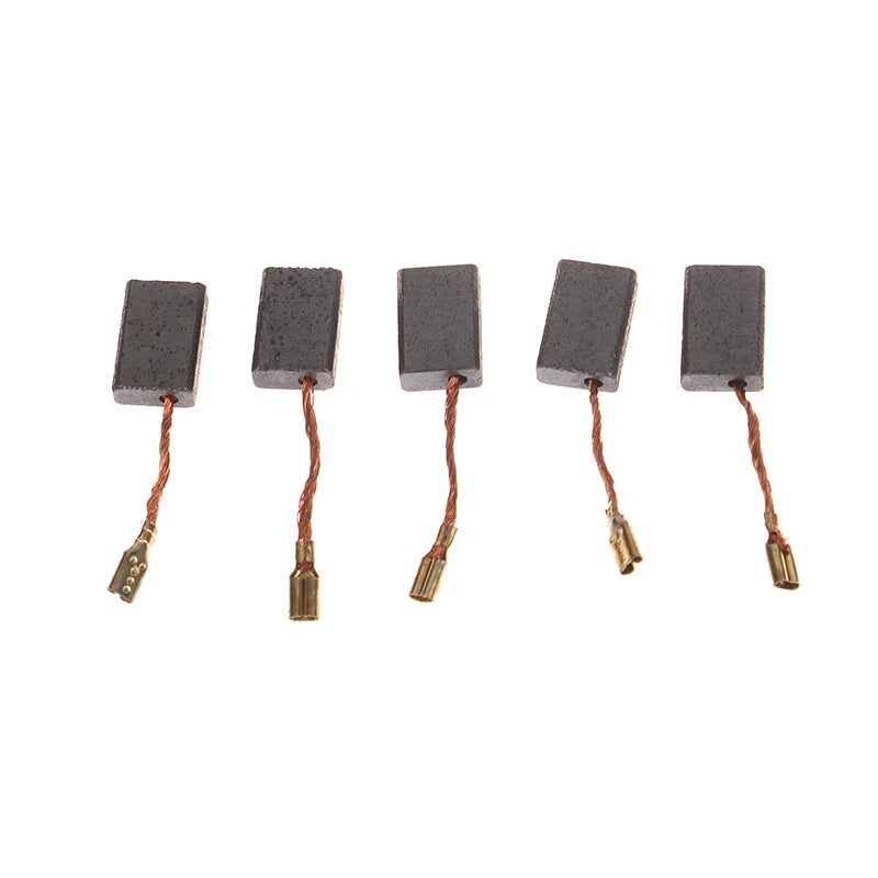 10Pcs 5×10×15mm Graphite Carbon Brushes for Angle Grinders Carbon Brush Set PRIMED