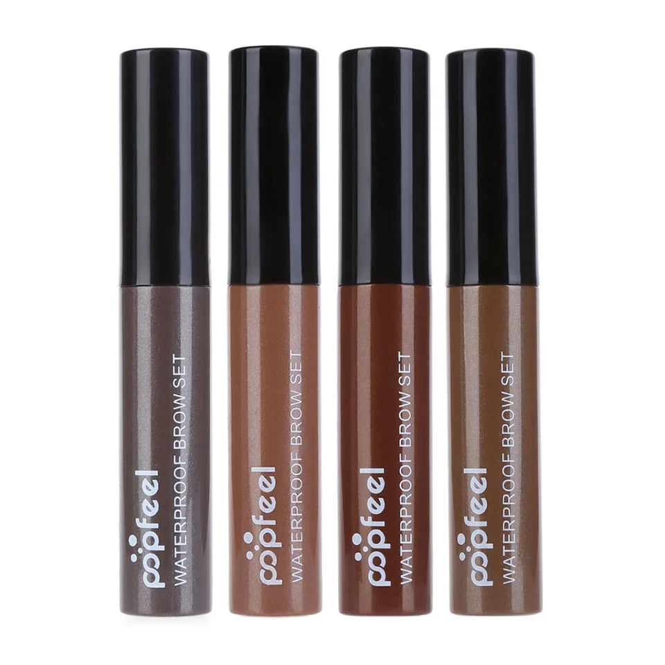 Waterproof 3D Fiber Brow Gel – 24Hr Smudge-Proof Eyebrow Enhancer Eyebrow Gel PRIMED