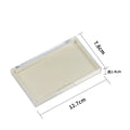 Clear Eyelash Storage Box – Portable Transparent Lash Organizer Lash Storage Case PRIMED White