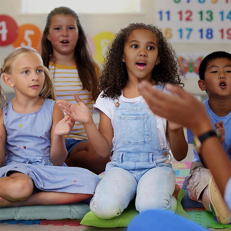 LMETJMA Thick Chair Pad Cushion with Ties – Dining & Floor Chair Pad Cushion PRIMED